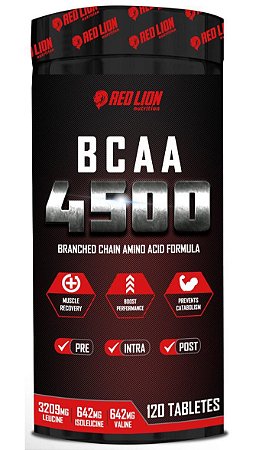 BCAA 4500 120 TABLETS -  RED LION