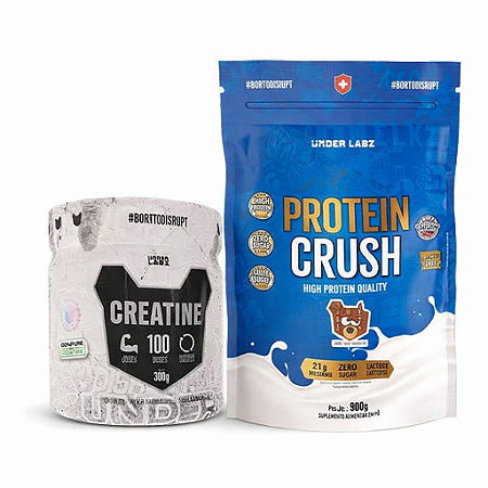 COMBO PROTEIN CRUSH 900G + CREATINA 300G - UNDER LABZ
