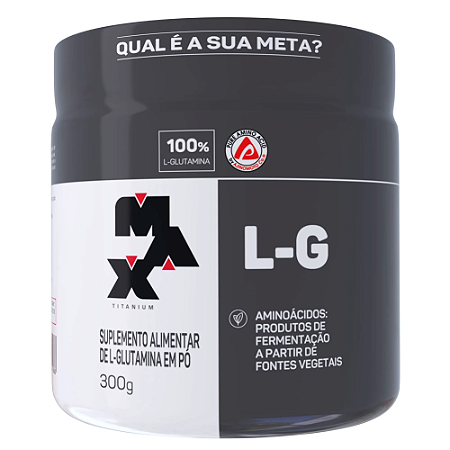 L-GLUTAMINA 300G - MAX TITANIUM