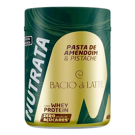 PASTA DE AMENDOIM BACIO DI LATTE PISTACHE 400G - NUTRATA