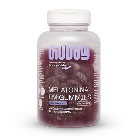 MELATONINA EM GUMMIES 60 DOSES - GUDAY