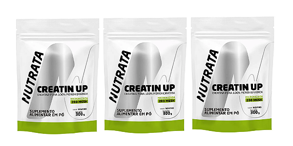 COMBO 3X CREATIN UP 300G REFIL - NUTRATA