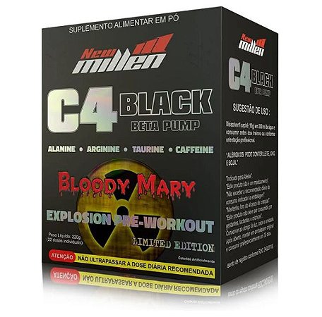 C4 BLACK BETA PUMP 22 STICKS BLOODY MARY - NEW MILLEN