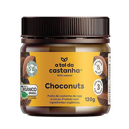 Creme de Castanha com Cacau Choconuts 120g