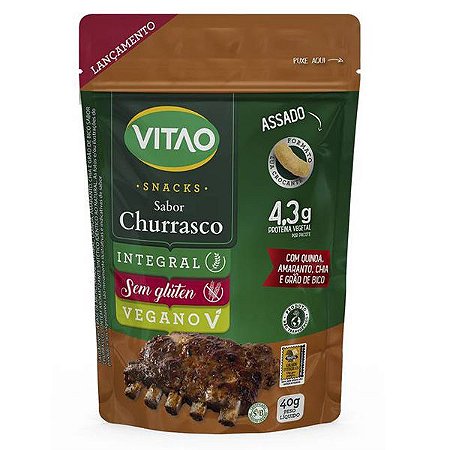 Snack Churrasco Vegano Vitao 40g