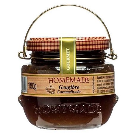 Geleia de Gengibre Caramelizada Homemade 180g