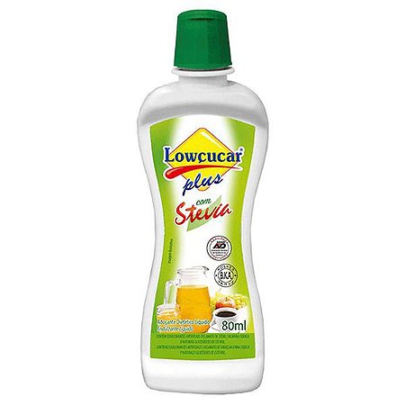 Adoçante Líquido Plus Stevia Lowçucar 80ml