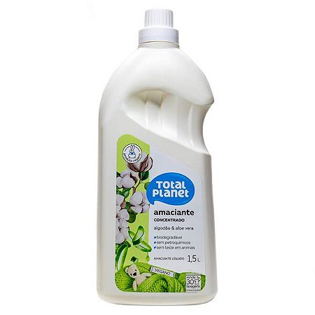 Amaciante Concentrado Vegano Total Planet 1,5L