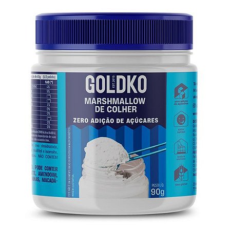 Marshmallow de Colher Zero Açúcar GoldKo 90g