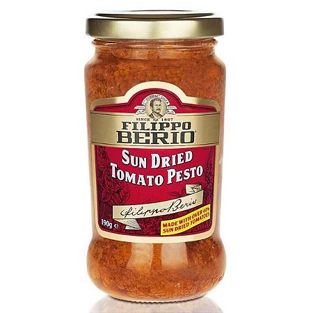 Molho Pesto com Tomate Seco Filippo Berio 190g