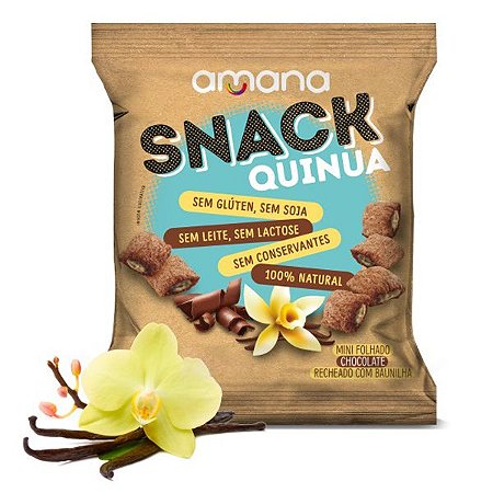 Snack de Quinoa com Baunilha Amana 40g