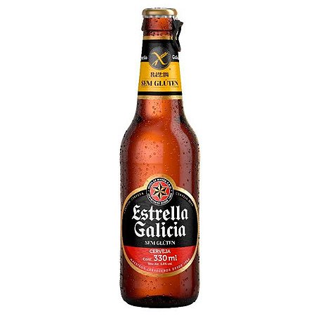 Cerveja Estrella Galicia Sem Glúten 330ml