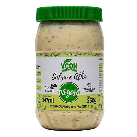 Maionese Vegana Salsa e Alho VCon 250g