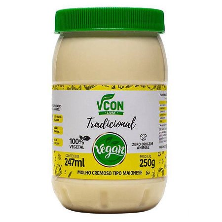 Maionese Vegana Tradicional VCon 250g