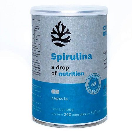 Spirulina 240 Cápsulas Ocean Drop