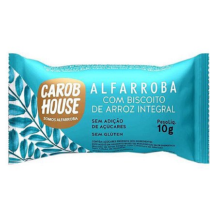 Biscoito de Arroz com Alfarroba Carob House 10g