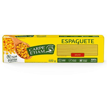 Massa Espaguete de Milho Carpe Etiam 400g