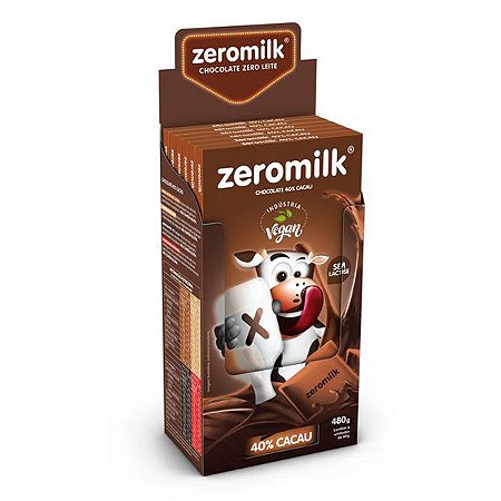 Chocolate Zeromilk Puro 80g Caixa 6 un
