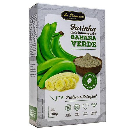 Farinha de Biomassa de Banana Verde La Pianezza 200g