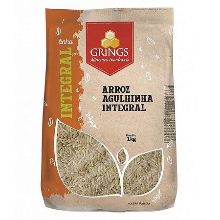 Arroz Agulhinha Integral Grings 1kg