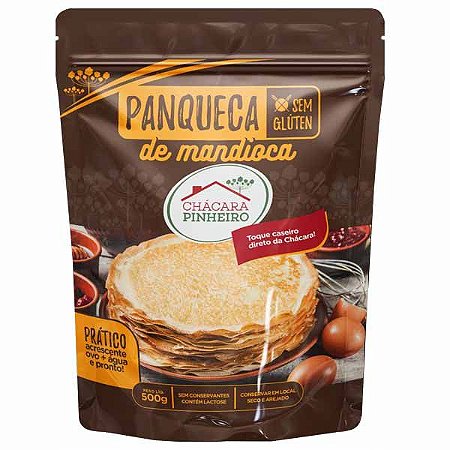 Panqueca de Mandioca Sem Glúten Chácara Pinheiro 500g
