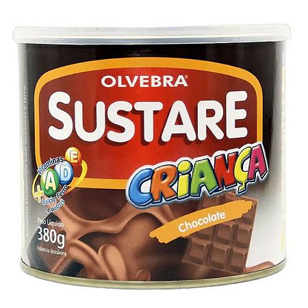 Sustare Criança sabor Chocolate Olvebra 380g