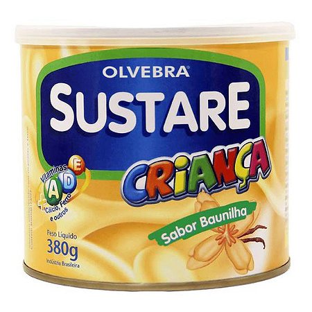 Sustare Criança sabor Baunilha Olvebra 380g