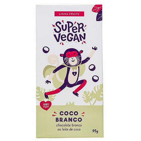 Chocolate Branco ao Leite de Coco Super Vegan 95g