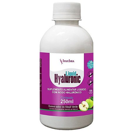 Hialurônico Líquido sabor Maçã Verde 250ml