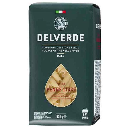 Massa Penne Lisce Delverde 500g