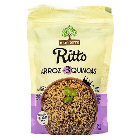 Ritto Arroz com 3 Quinoas Mãe Terra 170g