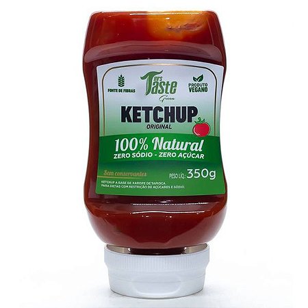 Ketchup Zero Sódio Mrs Taste Green 350g