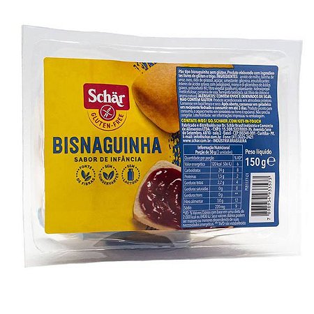 Pão Bisnaguinha Sem Glúten Schar 150g