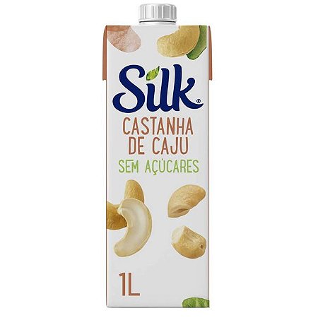 Leite de Castanha de Caju Sem Açúcar Silk 1L