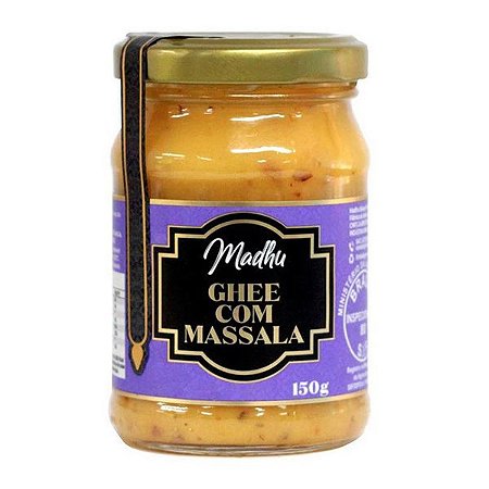 Manteiga Ghee com Massala Madhu 150g