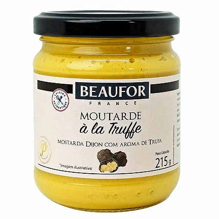 Mostarda Dijon com Aroma de Trufas Beaufor 215g