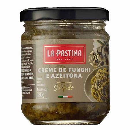 Creme de Funghi e Azeitona Trufado La Pastina 180g