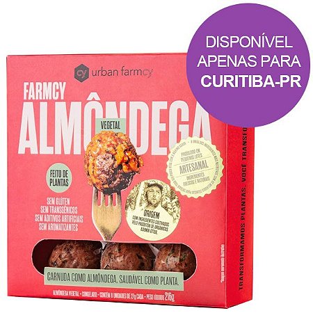 Almôndega Plant Based Urban Farmcy 216g