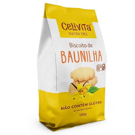 Biscoito de Baunilha Sem Glúten Celivita 100g