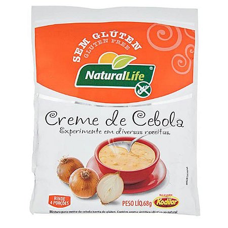 Creme de Cebola Sem Glúten Natural Life 68g