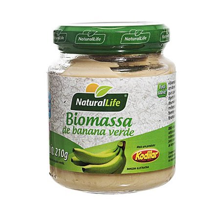 Biomassa de Banana Verde Natural Life 210g