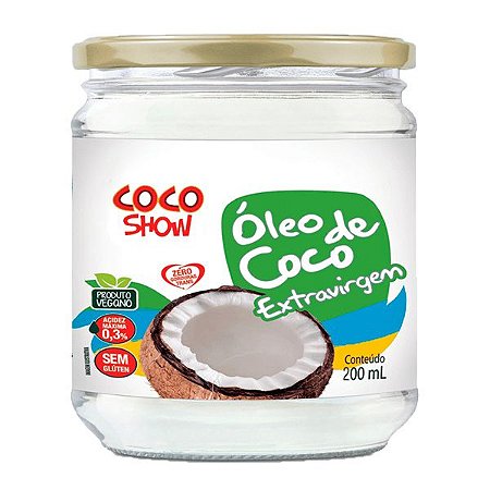 Óleo de Coco Extra Virgem Coco Show 200ml