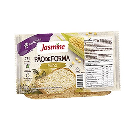 Pão de Milho Sem Glúten Jasmine 350g
