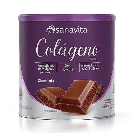 Colágeno Skin Chocolate Sanavita 300g