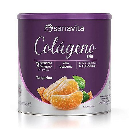 Colágeno Skin Tangerina Sanavita 300g