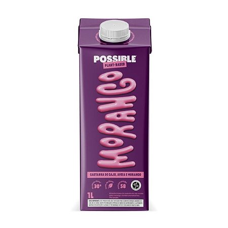 Bebida Vegetal Possible Morango 1 Litro
