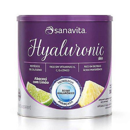 Hyaluronic Skin Abacaxi com Limão Sanavita 270g