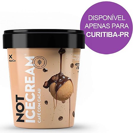 Sorvete Café com Cacau Not IceCream 473ml