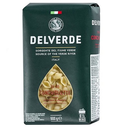 Massa Conchigliette Nº 45 Delverde 500g