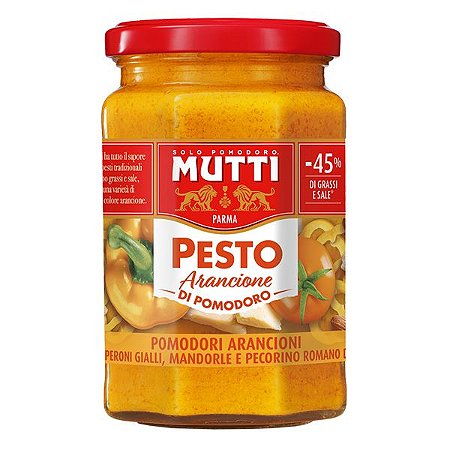 Molho Pesto Arancione di Pomodoro Mutti 180g